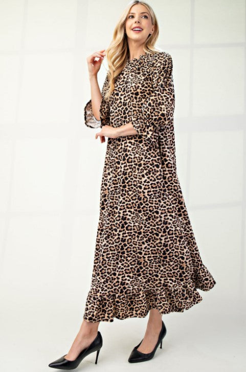 Leopard Print Dress