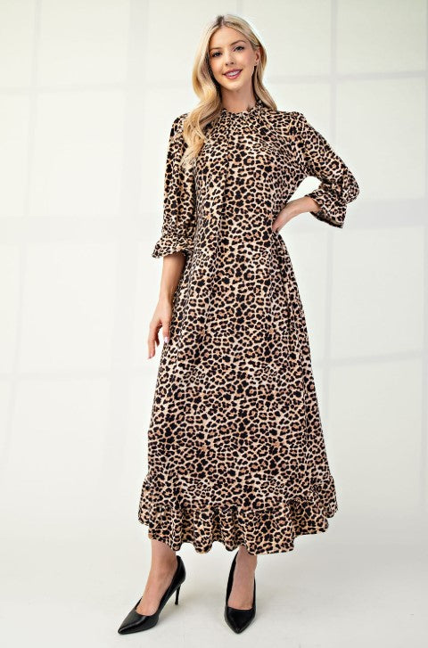 Leopard Print Dress